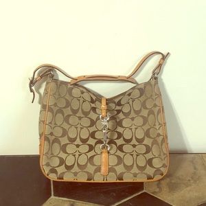 Two! Bundled Original Coach Signature Hobo